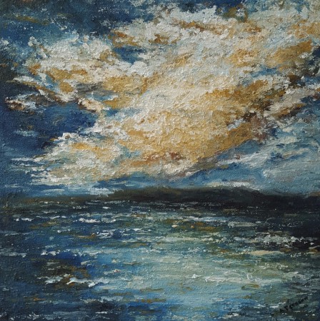 Oljemålning 80x80 cm
